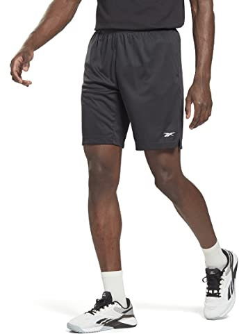 Reebok Herren Trainingsstrick Kurze Hose, Night Black, L EU