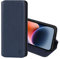 32nd Classic Series 2.0 - Real Leather Book Wallet Flip Case Cover For Apple iPhone 14 (6.1), Real Leather Design With Card Slot, Magnetic Closure and Built In Stand - Navy Blue