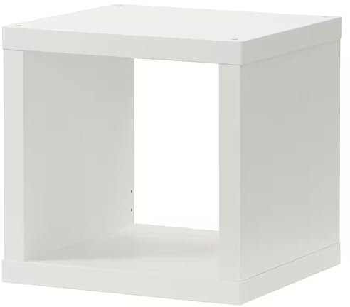 KALLAX Regal Bücherregal Würfel Aufbewahrung Organizer Wandmontage Weiß 42x42cm + Gratis TSA Schuhtasche