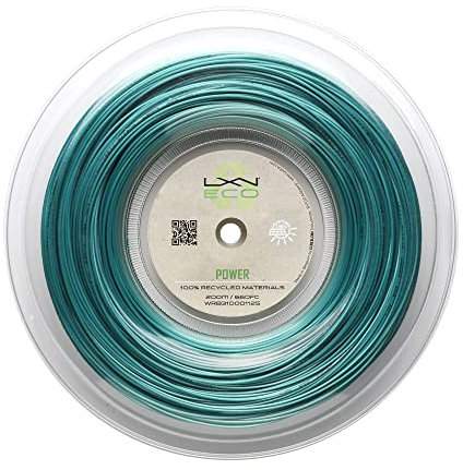 Wilson Eco Power Tennis String-Reel, Corde Unisex Adulto, Alzavola, 125