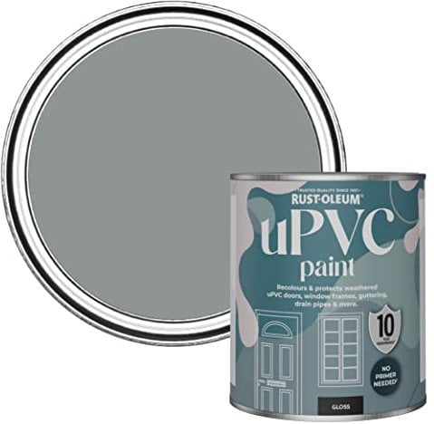 Rust-Oleum Grey uPVC Door and Window Paint In Gloss Finish - Anthracite 750ml