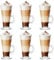 Glasmark KROSNO 1992 Vasos Conjunto De 6 Piezas 250 ml Café Con Leche Apto Para Lavavajillas Duradero Agua Jugos Bebidas