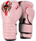 Boxhandschuhe, Trainingshandschuhe für Damen und Herren, Profi-Qualität, Sparring-Trainingshandschuhe, schwere Tasche, Workout, weiß, 284 g (Rosa, 227 g)