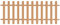 Homgoday Lattenzaun Gartenzaun Holzzaun Friesenzaun Zaunlatte Vorgartenzaun Zierzaun Zaun Zaunlatte Gartenzaun WPC Braun 200 x 80 cm