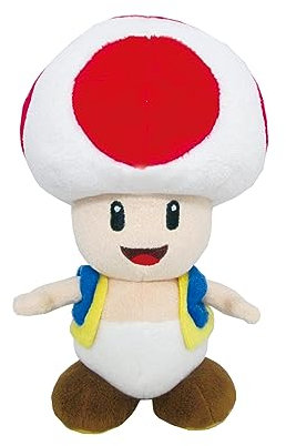 Sanei - Super Mario - Toad Plüsch - Nintendo lizensiert 20cm