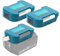Powarobor 2 Pack Battery Adapter for Makita 18V Lithium-Ion Battery,with USB Phone Power Source Charger Adapter With Type-C Fast Charging Rack (Adapter Only)