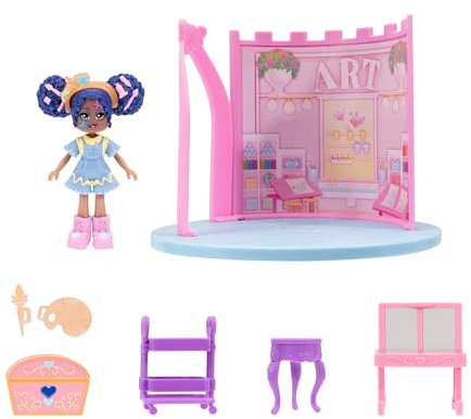 Royale High Art Class Spielset – 1 Puppe, 6 Zubehörteile – 1 Überraschungswasserenthüllung – passt in das Schloss-Spielset – Virtueller Artikelcode enthalten – ab 5 Jahren