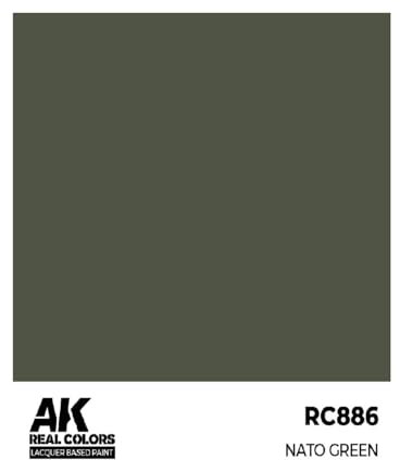 AK Real Colors RC886 NATO Green (17ml) (Old RC080)