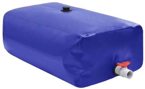vidaXL Wassertank mit Wasserhahn Faltbar 670 L PVC