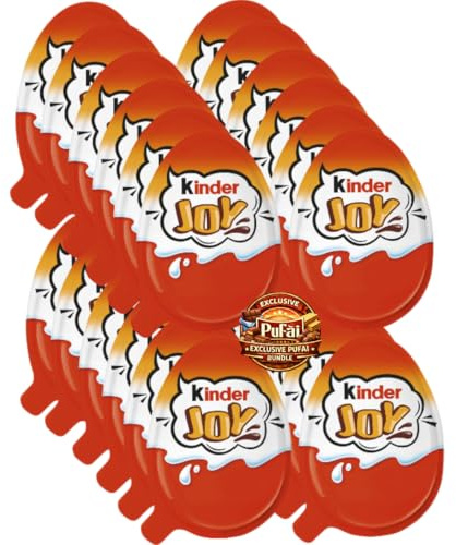 Kinder Schokoeier JOY Quidditch 20 Gramm x 24 Stück mit Pufai Grocery