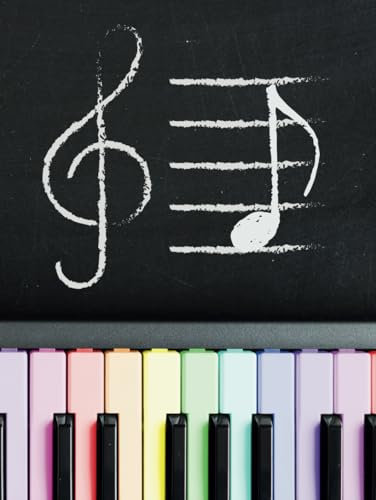 Blank Sheet Music Book: Lyric Journal for Songwriters Keyboard Chalk Note