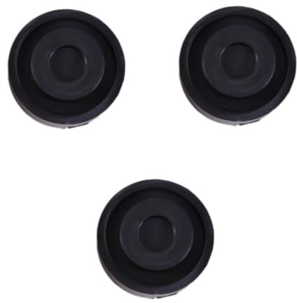 PartyKindom 3stücke Car Rubber Jack Pad Gummiauflage Für Wagenheber Schützt Fahrzeugrahmen Geeignet Für Langlebig Und rutschfest Für Wartung Schwarz