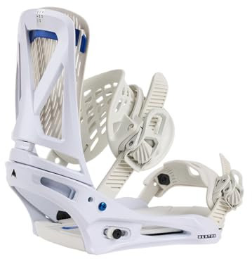 Burton Herren Genesis Re:Flex Snowboard Bindungen, Weiß, M