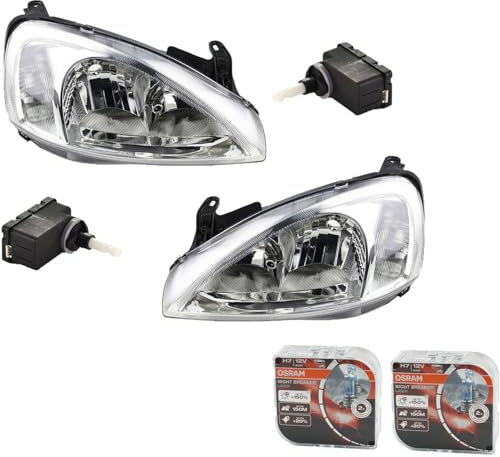 Johns, Scheinwerfer Set Nightbreaker passend für Opel Corsa C System Valeo