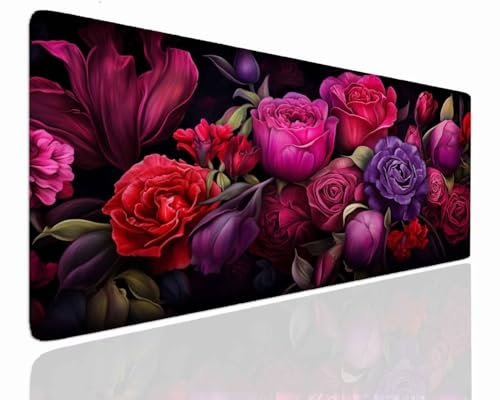 Tapis de Souris XXL 1400x800x4mm Grand Tapis de Bureau Tapis de Souris Gamer Tapis Bureau Gaming Antidérapant Résistant à l'eau, Tapis Souris XXL Mouse Pad Mat Arts sous-Mainm, Clavier Souris J-45