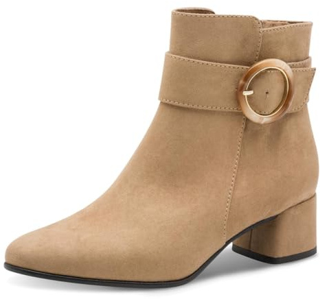MARCO TOZZI Damen Stiefeletten mit Blockabsatz Elegant