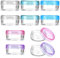 HJZHII 10 Stück 5g Kleine Dosen Mit Deckel Plastik, Creme Behälter Transparente Leer Döschen Cremedose Mini Dosen Kosmetik Dosen Kosmetikbehälter Lippenbalsam Döschen Lippenbalsam Behälter