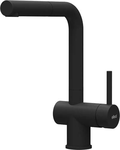 MKKA0286 - Miscelatore per lavello da cucina, Monocomando, colore Nero