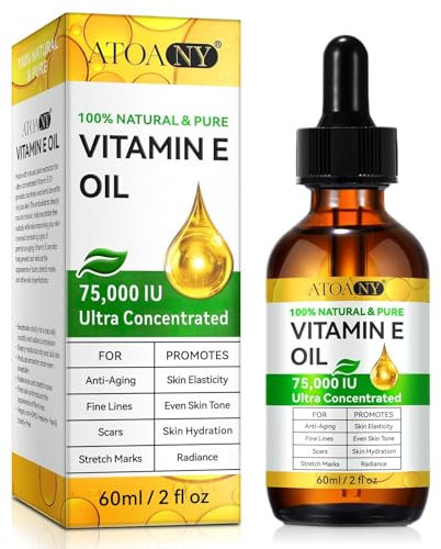 FSSPLJHYJ Vitamina e Pura 60ml 1Pcs Olio Vitamina E Connettivina Viso vitamina E liquida