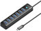 USB 3.0 Hub Docking Station 7 Port Splitter Multi Plug Type C Adapter Compatible with Computer And Laptop Accessories(Type C 1m)
