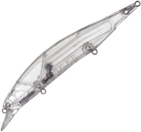 YOPI 10PCS Rasseln Flach Taucher Minnow Angeln Lockt 13,5 cm 14,5G Harte Künstliche Unlackiert Schwimmende Minnow Wobbler Rohlinge
