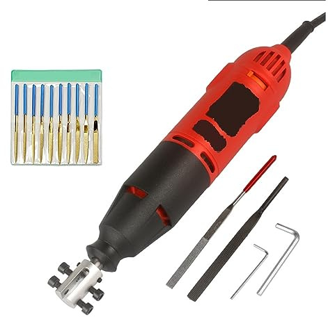 Pneumatische Feile Elektrische Feile Elektrischer Säbelfeilenschleifer Und Besäumsäbelsäge Schleifmaschine Feilenpoliermaschine(Set 1)