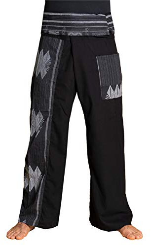 PANASIAM Fisherman Pants Beam, Black, L