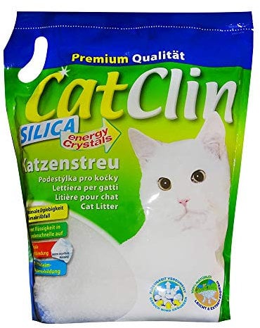 CatClin 8 x 8 l = 64L Silikat Katzenstreu Streu Magic Cat Litter