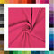 1 Meter Jersey Baumwolljersey uni Farben, 220g/m², Öko-Tex Standard 100, Meterware Stoffe, 330g/lfm (3018 Pink)