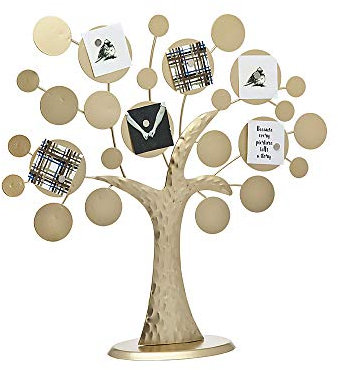 Philip Whitney Magnetischer Metall-Bilderrahmen mit Stammbaum, 20 x 18 cm, Gold, 50.8 cm hoch x 45.7 cm breit