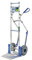 Vollmontierte EXPRESSO Alu Profi- Sackkarre für Säcke, Rollen & Kartons AE201525 / 250kg / pannensichere Vollgummireifen/Schaufel L 30 x B 30,5 cm