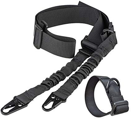 Mifz 1 & 2 Punktschlinge Taktische Pistolengurt mit Buttstock Sling Befestigungsgurt für Gewehr Airsoft Shotgun