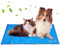 Omasi Kühlmatte Hunde Katzen Haustiere 90 * 50cm Ungiftiges Aktiviertes Gel Kühlmatte Für Hunde und Katzen Kühlkissen Kühl Hundedecke Kaltgelpad für Katzen und Hunde Selbstkühlende Matte