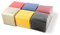 Hostelnovo 600 Stück Papierservietten - Gelb, Rot, Marineblau, Bordeaux, Schwarz und Natur - Spezial Cocktail - 10x10 cm