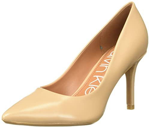 Calvin Klein Women's Gayle Pump, Desert Sand Leather, 7.5 UK