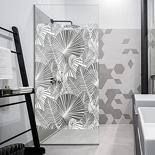 kina - RAV0025 Pellicole adesive per Vetri Rotolo Adesivo Trasparente Misura 60x100 cm Lavabile AntiGraffio Decorazione Box Doccia Finestre Uffici