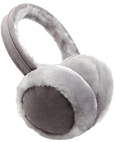 BANGDE Ohrwärmer Damen Plüsch Ohrenwärmer Faltbare Winter kuscheliger Earmuffs Warme Toll Geschenk für Frauen (Grau)