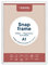 Europel Cadre Porte affiche clic-clac léger A1, finition blanche mate et poudrée, Profil 25x11 mm, Aluminium anodisé et protecteur anti-reflet, Dimensions extérieures 625x872 mm, Dos polystyrène gris