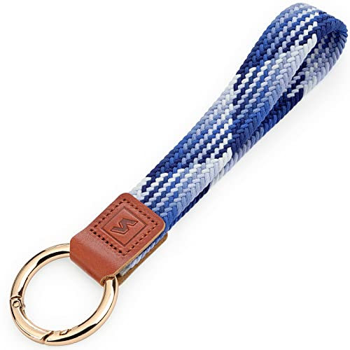 SENLLY Schlüsselband Handschlaufe Schlüsselanhänger kurz Lanyard, Hergestellt aus Hochwertigem Superweichem Nylon Gewebe
