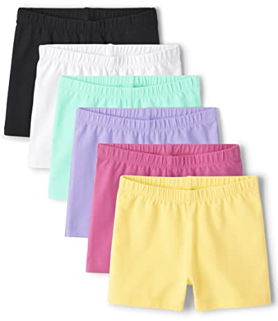 The Children's Place,Cartwheel Shorts,French Rose 6 Pack,Medium (7/8)