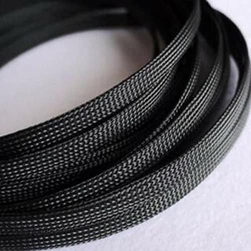 CTLH20 1-20 m Kabelhülsen, 3-100 mm, schwarz, Schlangenhaut-Mesh-Drahtschutz, Nylon, eng, PET, erweiterbare Isolierung, geflochtene Hülsen, 30 m, 100 mm