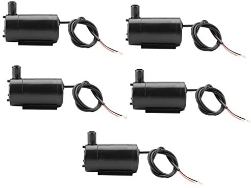 e Wasserpumpe, Wasserpumpe 5V,cumpe 5V,Sserpumpe,5V Pumpe, Wasserpumpe,3Asserpumpe,Decdeal rbeebene Spbrunnenpumpe,Spbrunnenpumpe 5-Teiliges Set Dc 3V 5V -Wasserp