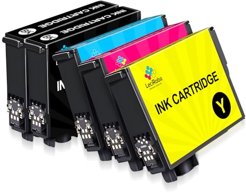 LeciRoba 604xl für epson 604 patronen und epson 604xl Multipack für Epson Expression Home XP-2200 XP-2205 XP-3200 XP-3205 XP-4200 XP-4205 WF-2910DWF WF-2930DWF WF-2935DWF WF-2950DWF Drucker (5 PK)