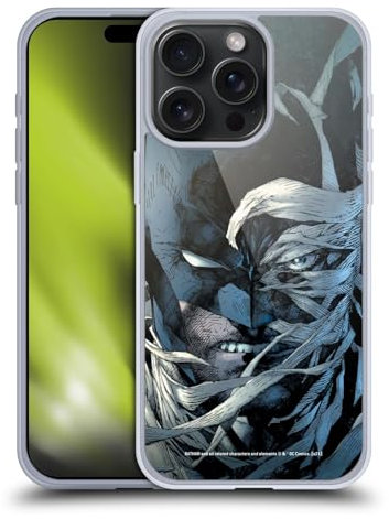 Head Case Designs Officially Licensed Batman DC Comics New Edition Comic Book Cover Hush Gel Case [Military Grade Protection] Compatible with Apple iPhone 15 Pro Max and Compatible with MagSafe