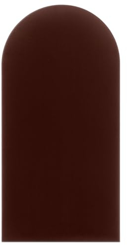 DecoNest Wandkissen, Wandpolsterung, Wanddekoration, ovales Bettkopfteil, 3D-gepolstertes Wandpaneel 30 x 100 cm Rotwein