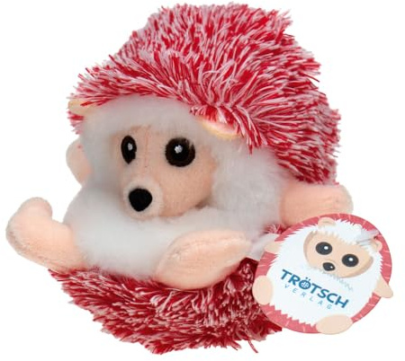 Trötsch Plüschigel rot: Plüschtier Stofftier Kuscheltier