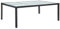 ShCuShan Garten-Esstisch Schwarz 200x150x74 cm Gartentisch Wetterfest Garten Esstisch Outdoortisch Gartentische FüR DraußEn Poly Rattan