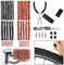 Ysimple Tubeless Reparaturset, 51 Stück Fahrradreifen Pannen Set, Inklusive Klebeband, Zange, Gabelbohrer, Tubeless Tyre Patch Set, Tubeless MTB Repair Kit Bicycle Tools, Tubeless Flicken for Bike