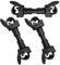 VALICLUD 3pcs Double Stroller Connectors Twin Connector for Pushchair Travel and Versatile Stroller Accessories