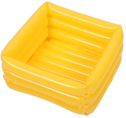 Yardwe Aufblasbares Fußwaschbecken für Camping Faltbares Fußbadbecken aus Strapazierfähigem Pvc Tragbares Waschbecken für Reisen und Outdoor-aktivitäten